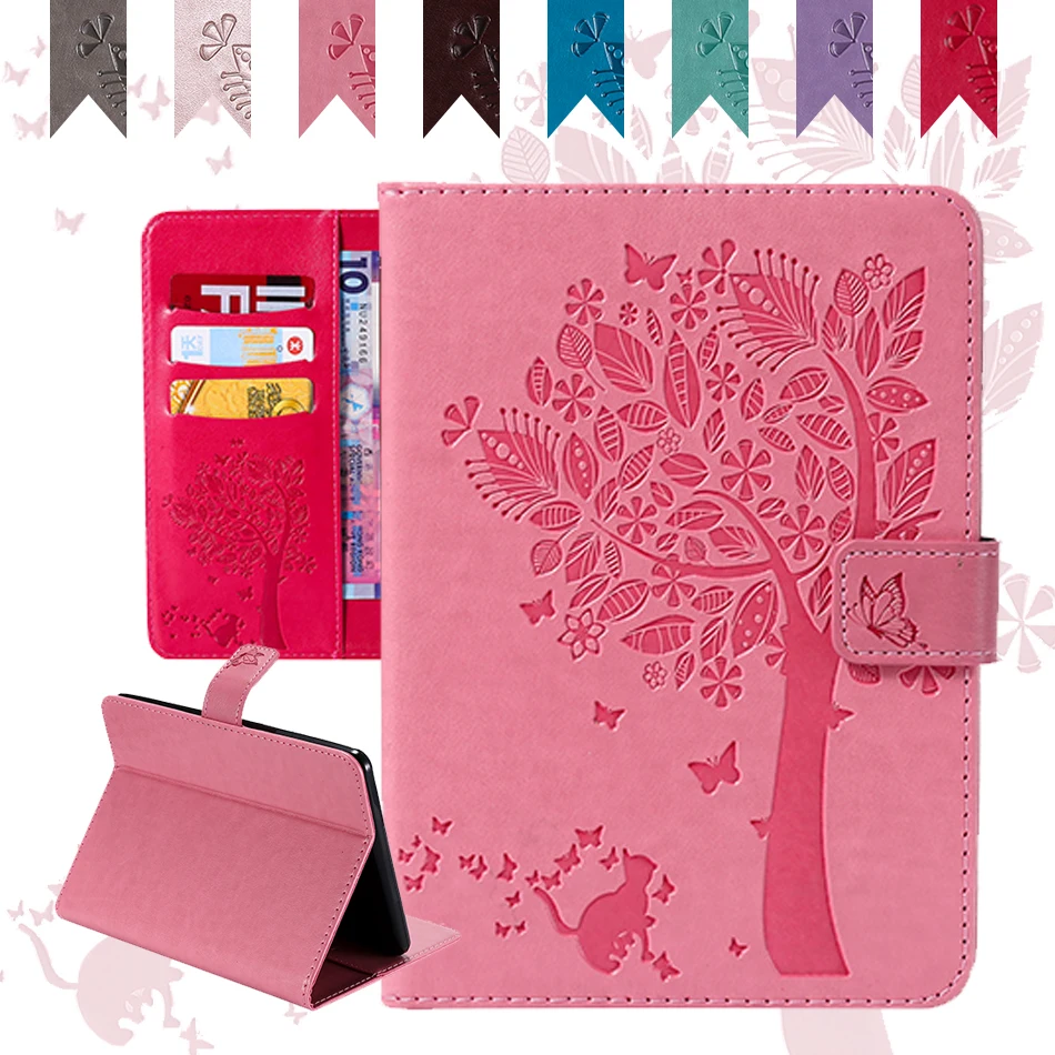 

For Amazon Kindle Paperwhite 4 3 2 1 Case Cover cat Leather Folding magnet Clip Flip wallet Paperwhite 1/2/3 e Book Shell Stand