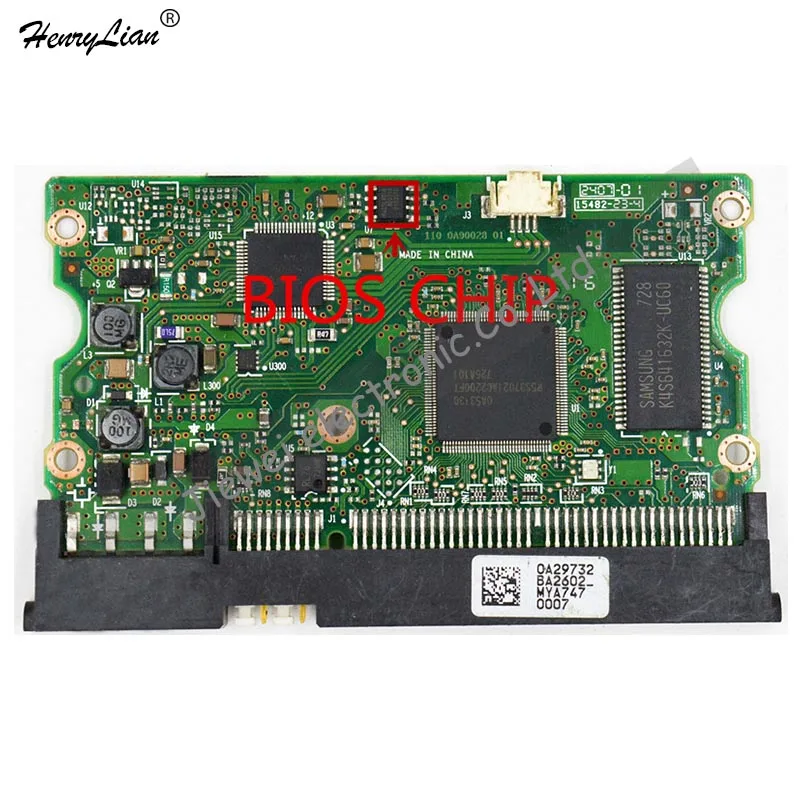 HDD PCB для/логическая плата/номер платы: 110 0A90028 01 микросхема основного контроллера: