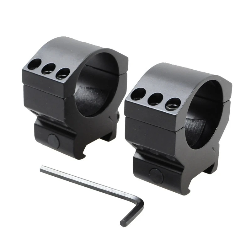 1 Pair Airsoft Scope Mounts Ring Heavy Duty 30mm Ring Scope Laser