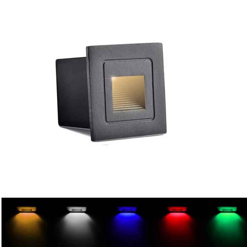 

Led wall lamp 3W IP65 LED Stair Light Step Light Recessed buried lamp indoor/ outdoor Waterproof Staircase Step lights AC85-265