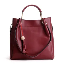 Por Office Tote Bag Lots From China New Arrival Lady Bag 2017 Fashion Woman Genuine Leather Bags Large Capacity Office Las Tote