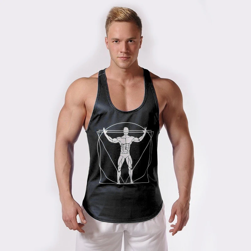 camouflage gym tank top men vest-9