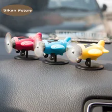 Автомобильный орнамент, мини ПВХ модель самолета, автомобильная интерьерная приборная панель, вращающаяся на солнечной батарее, украшения, аксессуары для домашнего интерьера, подарок