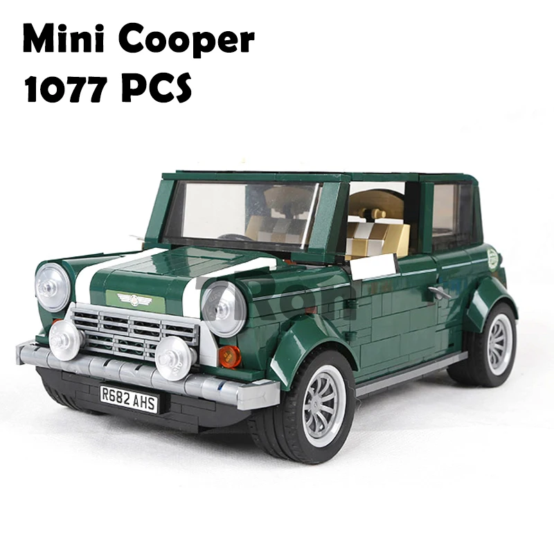 

1077 Pcs Building Blocks Yile 002 Mini Cooper Model Building Car For Kids Bricks For Gift Compatible With lego 10242 21002 10568