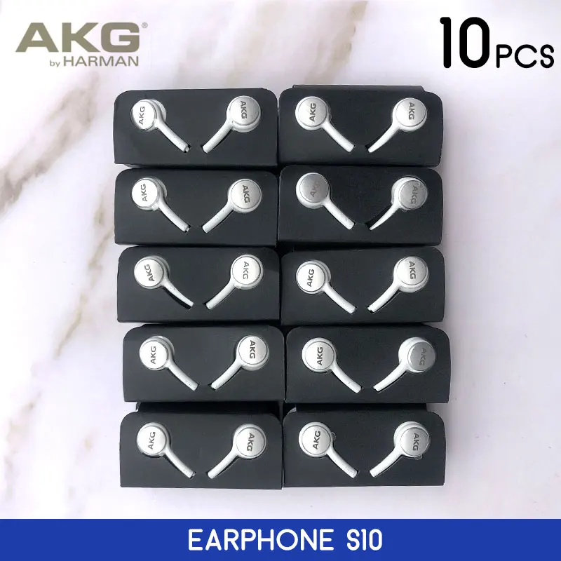 

for SAMSUNG Earphones Black EO-IG955 In-ear with Microphone Wire Headset for Samsung Galaxy S10 S10+ Smartphone headphone AKG