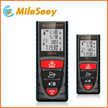 Mileseey D8 лазерные измерения 40 М с Bluetooth мягкие резиновые днища непрерывное измерение Синий