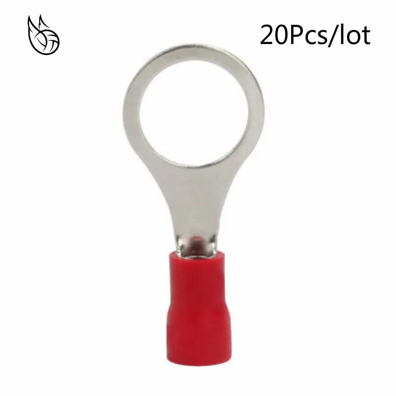 

RV1.25-6 Insulated ring Terminals Electrical Crimp Connector RV1.25-8 RV1.25-10