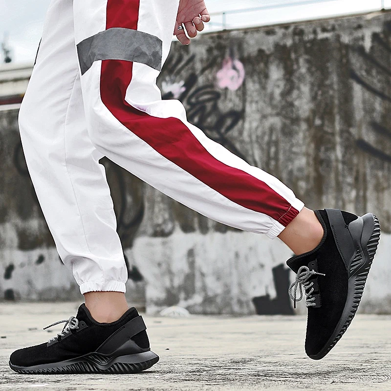 Мужские кроссовки для бега Zapatillas Hombre Deportiva черные и серые весна осень 2019|Беговая
