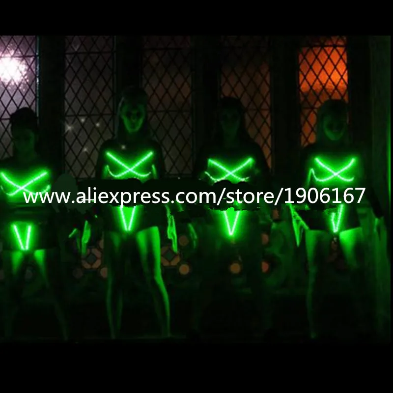 Led luminous sexy costume 