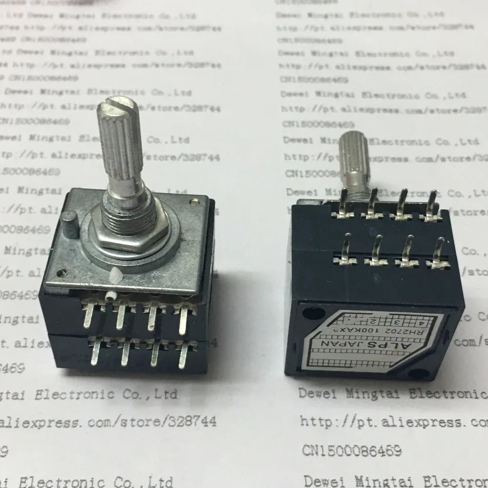 

3PCS/LOT ALPS27 A100K 100KAX2 DIP8