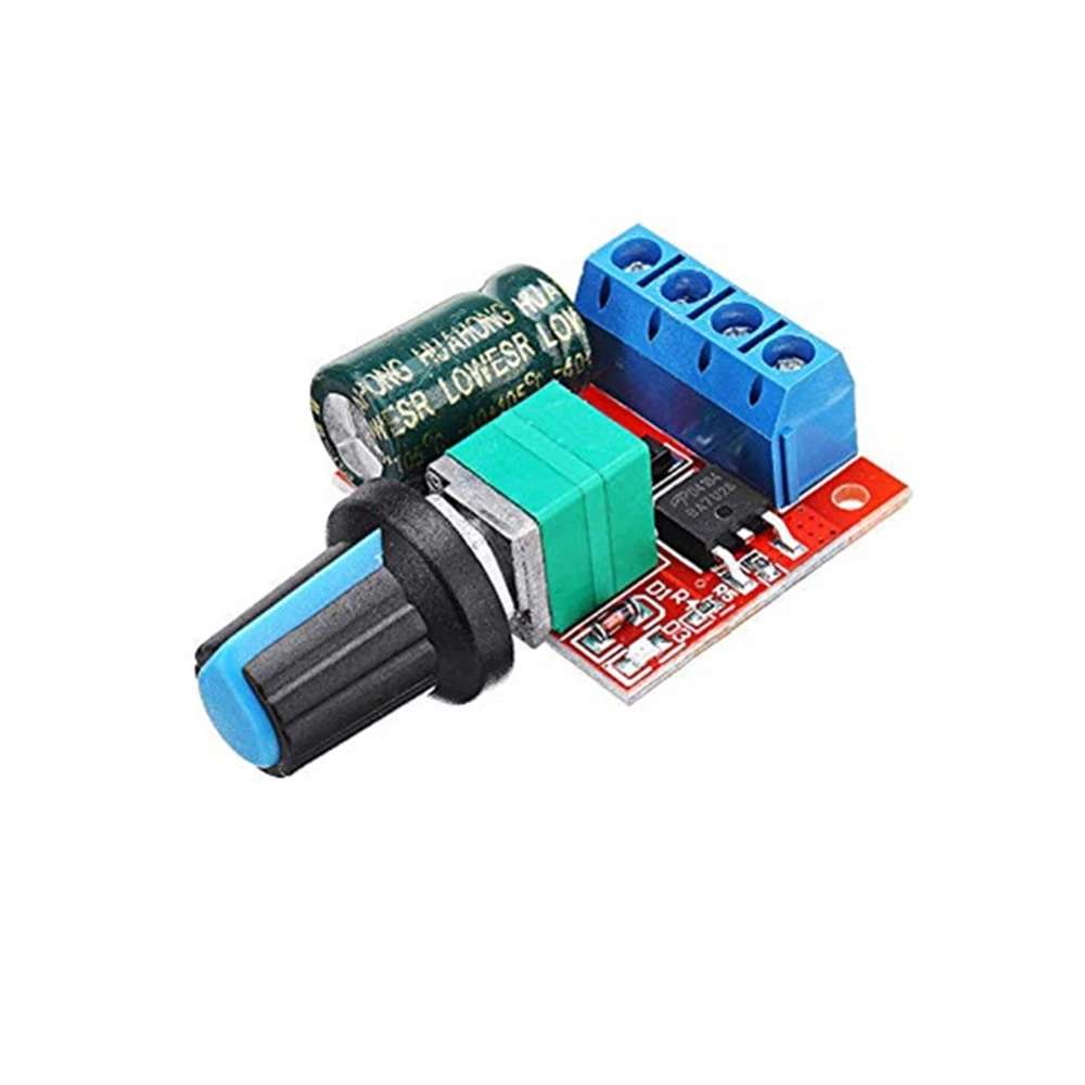 

5A 90W PWM 12V DC Motor Speed Controller Module DC-DC 4.5V-35V Adjustable Speed Regulator Control Governor Switch 24V