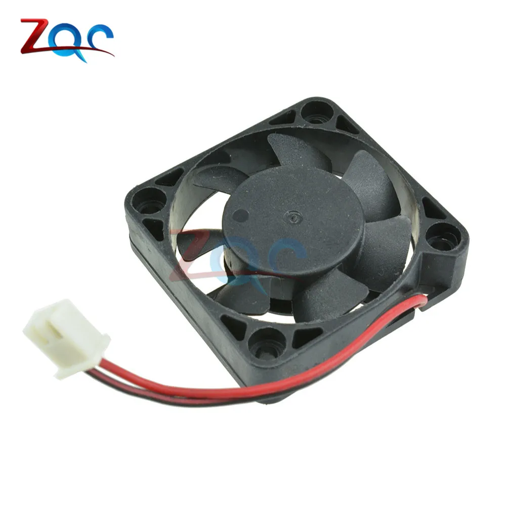 Чехол для компьютера кулер 2Pin 12V 4CM 40MM PC CPU охлаждающий вентилятор черный радиатор