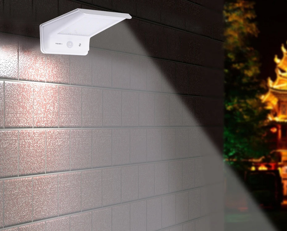 Sensor de Movimento sem Fio à Prova Lâmpada de Parede Jardim ao ar Livre de Energia Luzes Solar d' Água Exterior Rua Início Quintal Luz 4 Pcs 20 Led 17 Lâmpadas solares