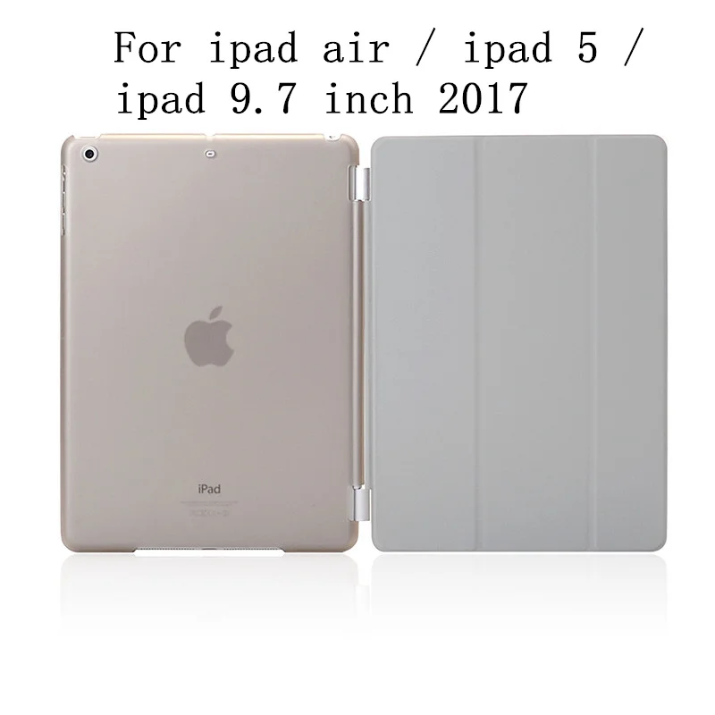 Роскошный планшет противоударный Смарт кожаный чехол-подставка для Apple IPad Air Pro 9,7 дюймов IPad 2 3 4 I Pad 5 6 Air 1 2 Coque - Цвет: For ipad air grey