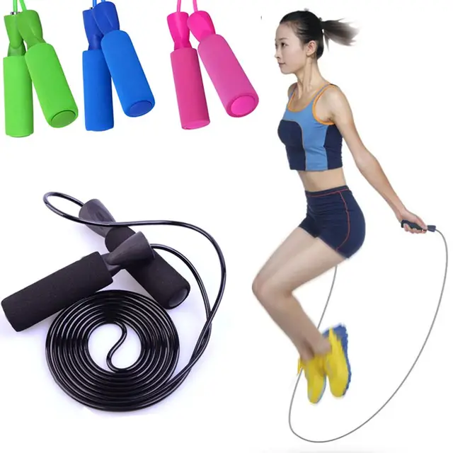 1PC Practical Aerobic Exercise Skipping Adjustable Bearing Jump Rope
