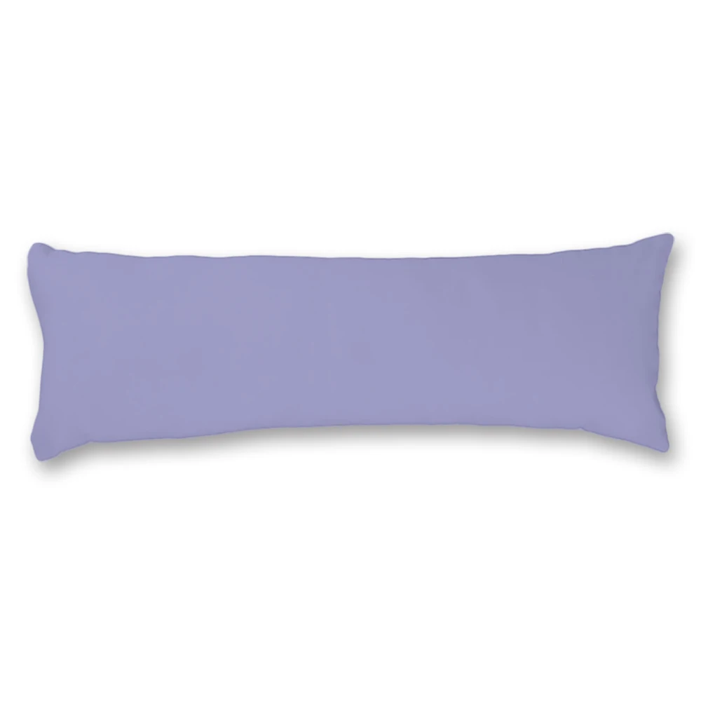 20 54 Pure Purple Body Pillow Covers High Quality Cotton