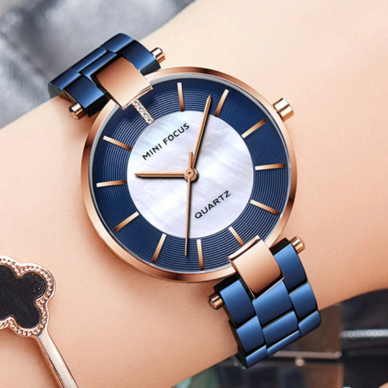 

Rose Gold Watch Women Quartz Watches Ladies Top Brand Crystal Luxury Female Wrist Watch Girl Clock Relogio Feminino Blue whatch