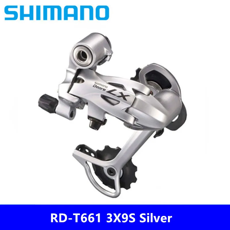 

New original SHIMANO DEORE LX RD-T661 rear dial 9-speed 27-speed mountain bike / travel bicycle rear derailleur replacement M590