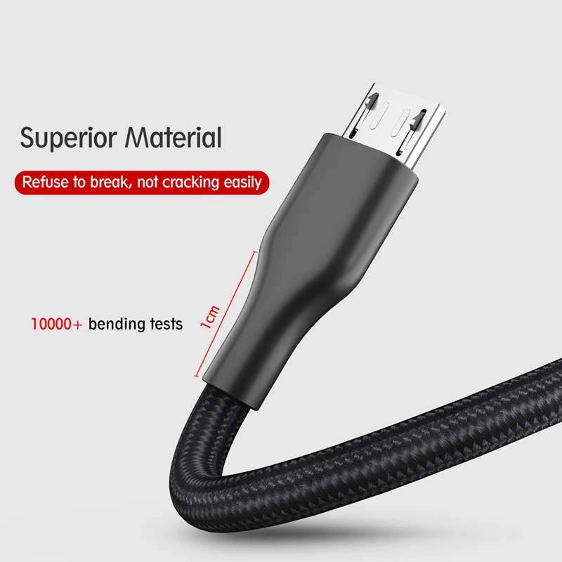 Micro USB кабель для Samsung Huawei Xiaomi LG Andriod зарядки 1 м 2 usb синхронизации данных и Vivo|Кабели