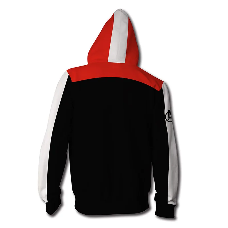 Cosroad Avengers 4 Endgame Quantum Realm T shirt Hoodies Cosplay Costume Men Women Zipper Coat Sweatshirts Spring Jacket 0 (7)