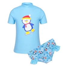 Baohulu/Дети купальники От 2 до 10 лет милый детский купальный костюм для девочек, купальный костюм, пляжная одежда прекрасный ванный Комплект детский купальный костюм из 2 предметов