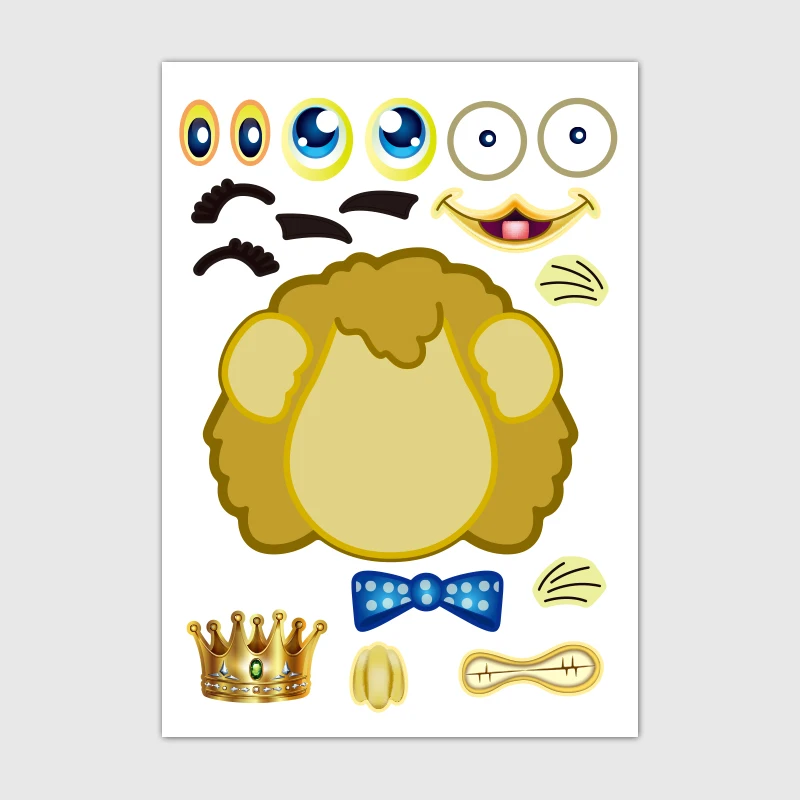 4 pcs Handmade DIY Animal cartoon waterproof sticker for children travel case bicycle laptop notebook kid toy anime stickers 4 pcs Handmade DIY Animal cartoon waterproof sticker for children travel case bicycle laptop notebook kid toy anime stickers