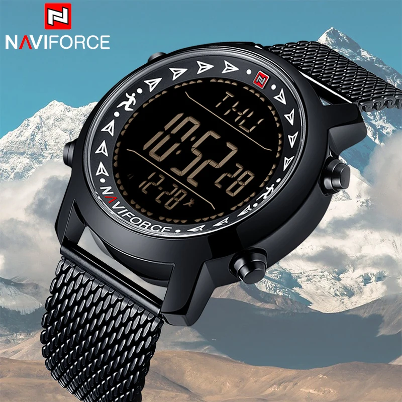 

MAVIFORCE Mens Multifunctional Sport Watches Men Waterproof Digital Watch Man Pedometer Chronograph Wristwatches Reloj Hombre