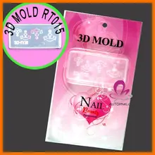 3D акрил дизайн ногтей формы для ногтей 70 шт./лот