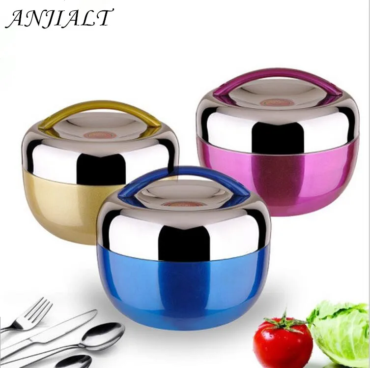 1.3L Apple Bento Box for Kids Stainless Steel Bento Box with Handle