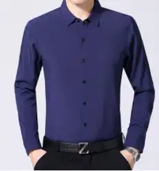 Новинка весны 2018 Мужская рубашка с длинными рукавами тонкая повседневная мужская одежда TZ-161