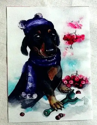 Красивая собачья дизайнерская набивная тканевая ручная сумка diy тканевая домашняя декоративная ручная швейная позиционная ткань - Цвет: 8