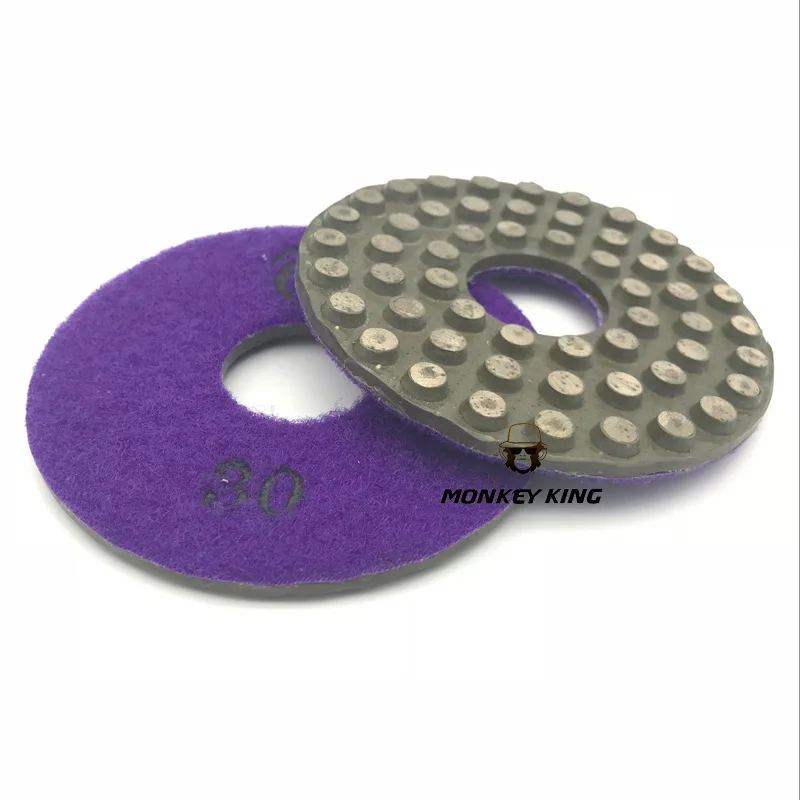 3 inch 4 inch 5 inch 80mm 100mm 125mm Metal Grind Polish Edge Pad Concrete Floor Angle grinder