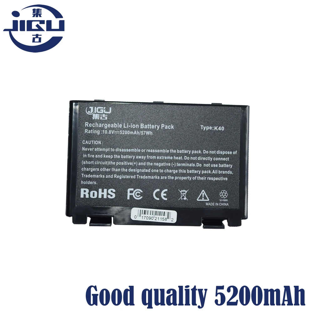 JIGU Laptop Battery for ASUS A32 F82 F52 L0690L6 L0A2016 K40IJ K40IN K50AB X2A K50ij K50IN K70IC K70IJ K70IO|laptop battery|battery asuslaptop