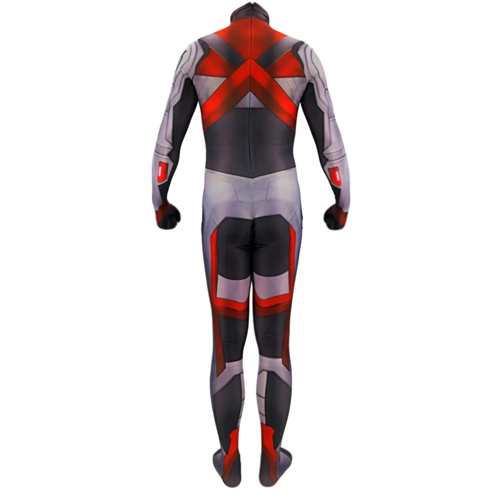 2019 Avengers Endgame Quantum Realm Kostuum Advanced Tech Cosplay Costume 3D Print Spandex Lycra Zentai For Kids Adult Bodysuit