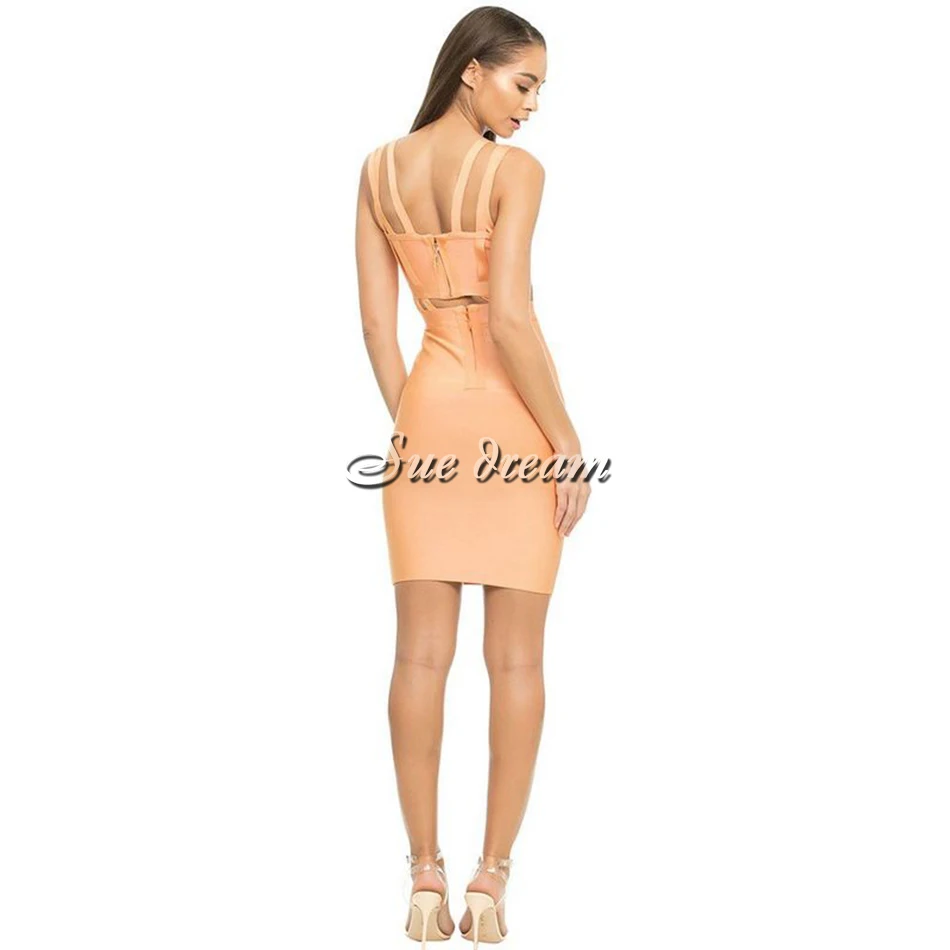 4-Mujeres-de-Los-Colores-Del-Verano-Correa-de-Espagueti-v-cuello-cortado-orange-rosa-amarillo