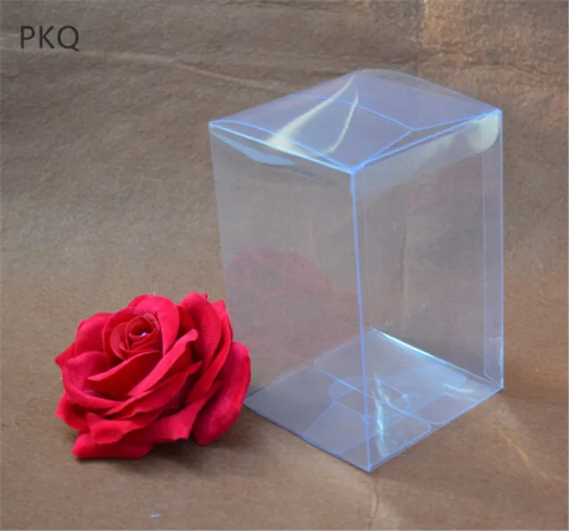 30pcs Plastic Clear Packaging Boxes Small/Large Transparent Gift Box