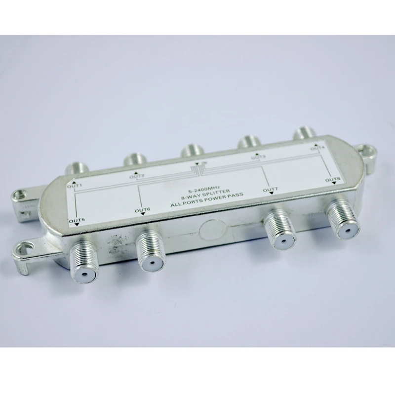 

SODIAL(R) 8 Way TV RF Coaxial Cable Splitter for CATV Signal
