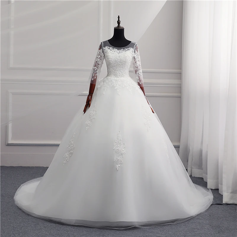 Милое Свадебное Платье новые модные вечерние платья невесты жениха размера плюс было тонким корейским 10 длинным шлейфом роскошный Vestido Noiva Белый Тюль