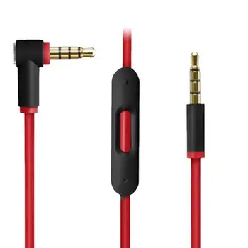 

3.5mm Audio Cable Cord W/ Volume Control for Beats Solo Studio Pro Mixr Earphone