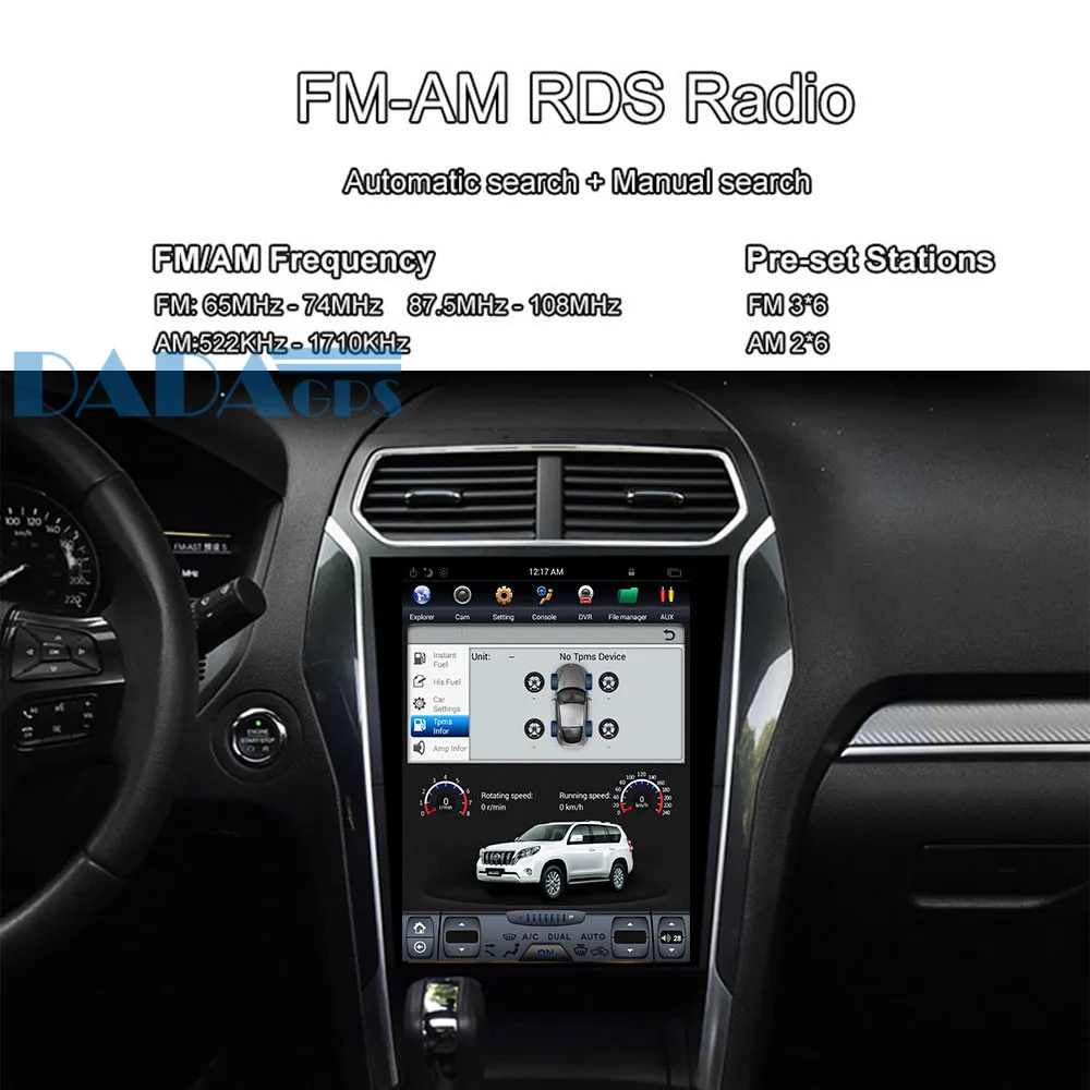 Excellent 12.1"Tesla style Android Car No DVD Player GPS Navigation For Ford Explorer 2010 2011 2012 2013 2015 2016 multimedia radio 13