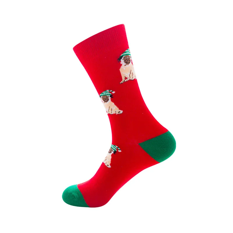 Зимние новые рождественские носки мужские и женские универсальные чулки модные повседневные носки высокого качества