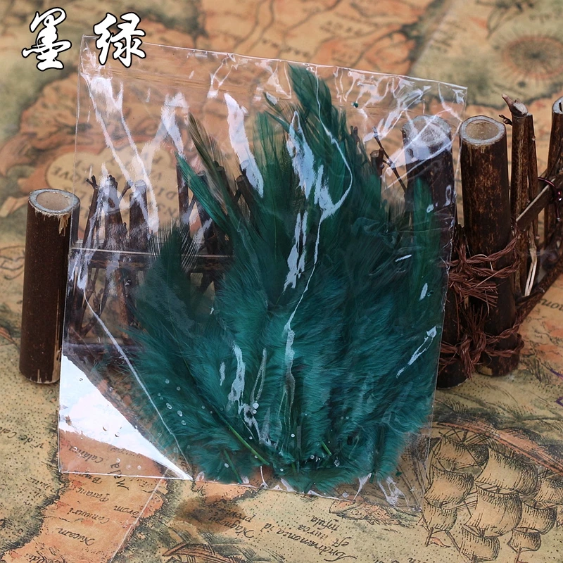 

4-6inch 1 yard/lot Handwork High Quality Natural Dyed yellow Rooster Coque Tail Strung Feathers for Custumes carnival Decoration