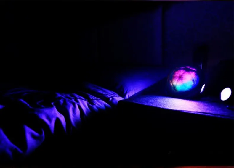 Portable Bluetooth speaker Portable Wireless Loudspeaker LED Light Crystal Ball Bluetooth Speaker Night Light USB MP3 Player10
