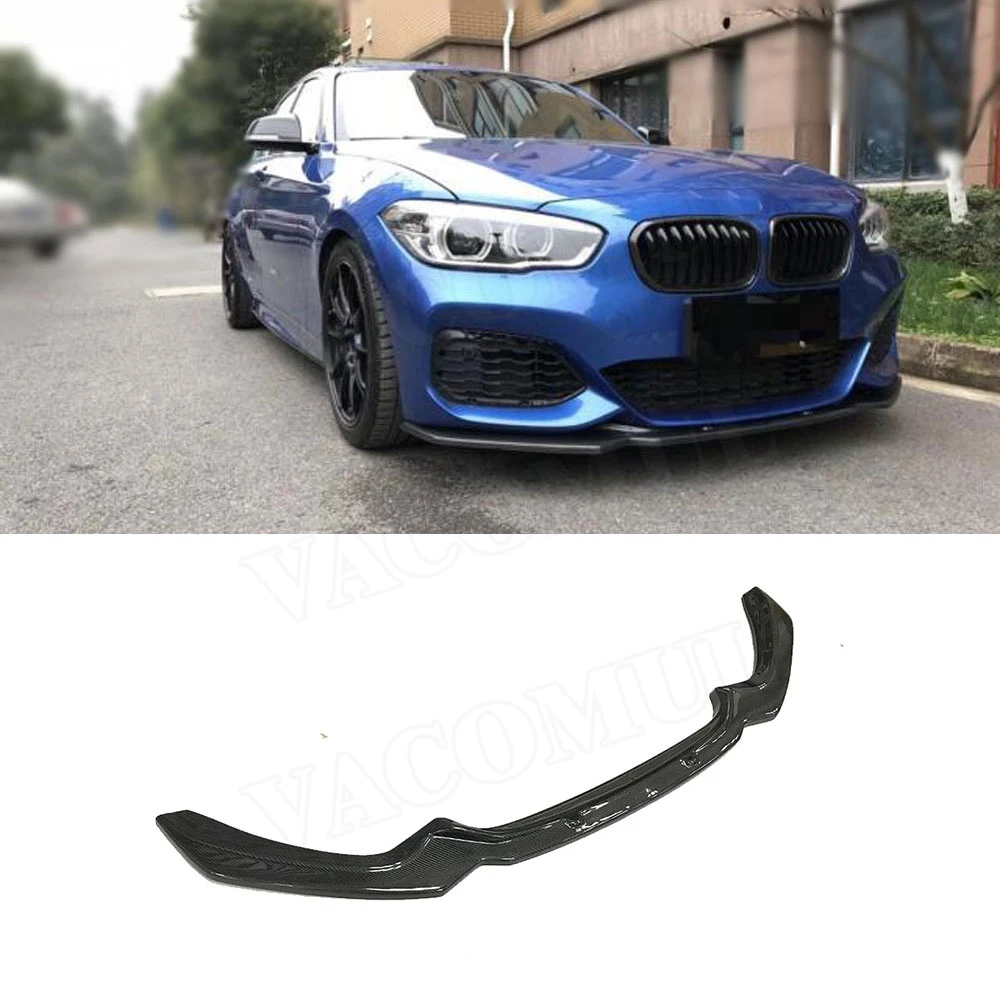 Углеродное волокно передний спойлер для BMW 1 серии F20 M спортивный хэтчбек 2 двери 4