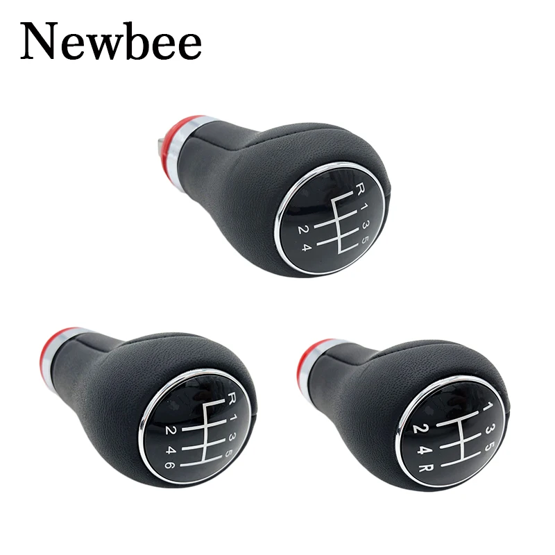 Newbee 5/6 Speed For Audi A4 B6 Manual Gear Shift Knob Lever Stick Pen