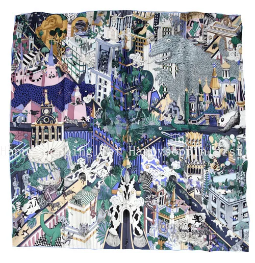 

ELEGANT HANDMADE BRAND 100% Twill Silk Scarf TWIC-80147
