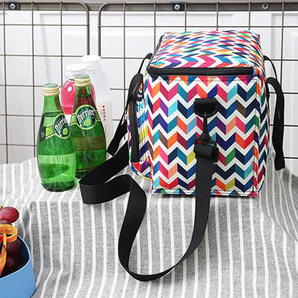 

10L Insulated Cooler Lunch Bag Camping Picnic Box Shoulder Thermal Double Layer luggage transparent bag travel organizer set