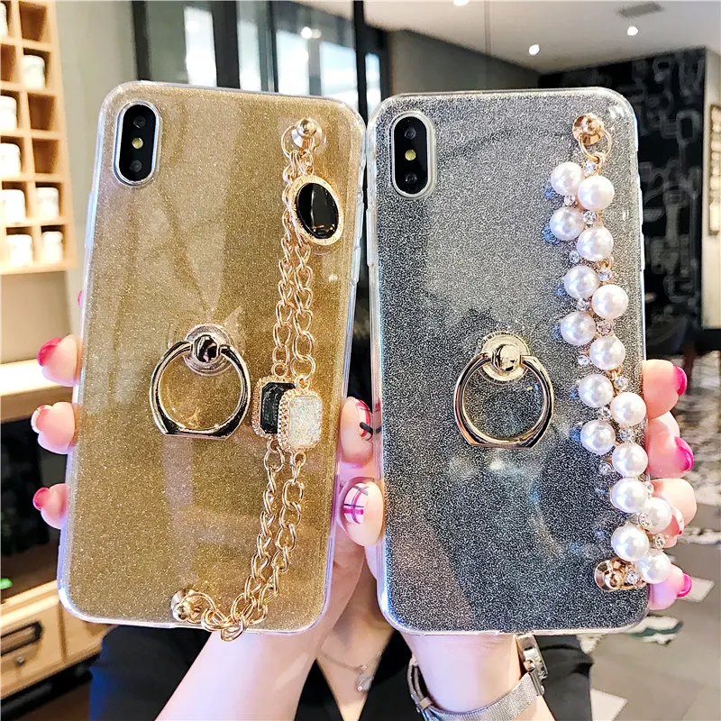 Для huawei P10lite/P10 plus чехол для телефона защита мобильного мягкий + кронштейн кольцо P9