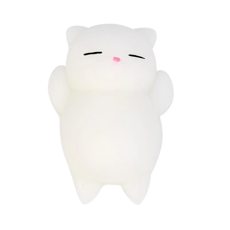 Милый Mochi Cat Squeeze Healing Fun Дети Kawaii Игрушка снятие стресса декор мини Сжимаемый