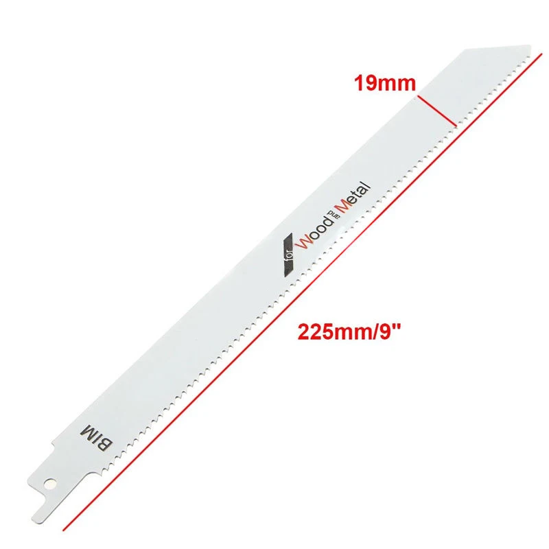 1x225 мм 9 ''биметаллические лезвие для сабельной пилы 14 TPI гибкие фрезерные пилы для резки металла и дерева Деревообработка Металлообработка